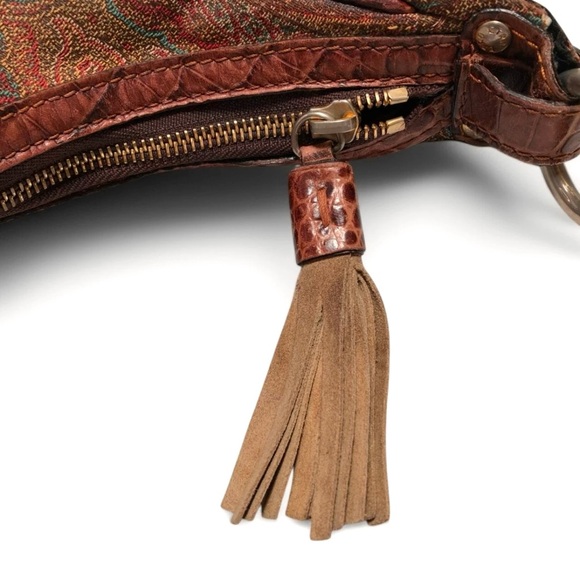 ETRO Handbag One Shoulder Bag Nylon Leather - Picture 7 of 11